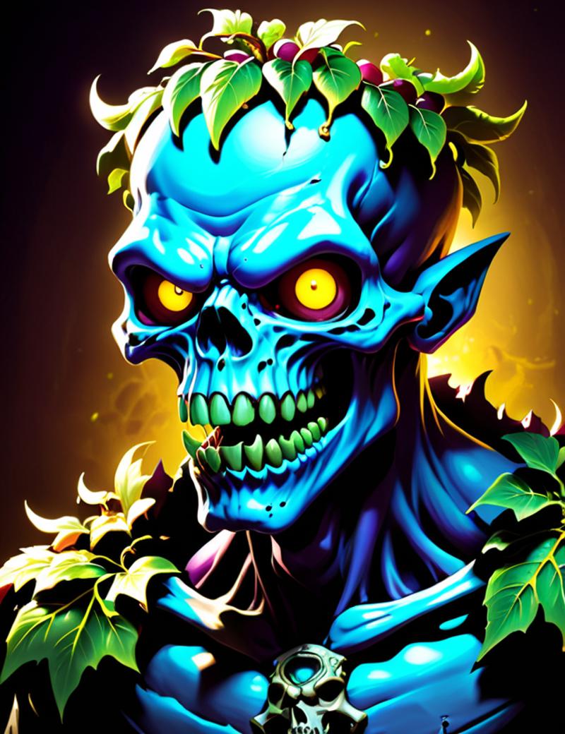 00599-[number]-3104362195-((best quality)), ((masterpiece)), ((realistic,digital art)), (hyper detailed), Petrifying Skull Art Zombie Cemetery Goblin Grap.png